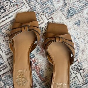 Vince Camuto Women's Brown Slide Sandals